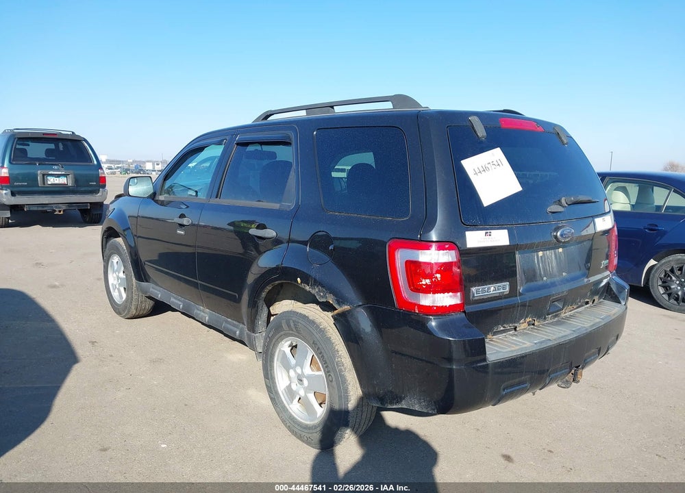 2011 FORD ESCAPE XLT VIN: 1FMCU9DG3BKB72992