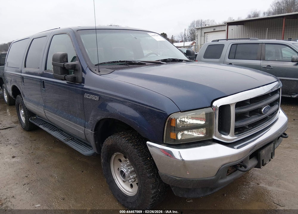 2002 FORD EXCURSION XLT VIN: 1FMNU41S62EB66476