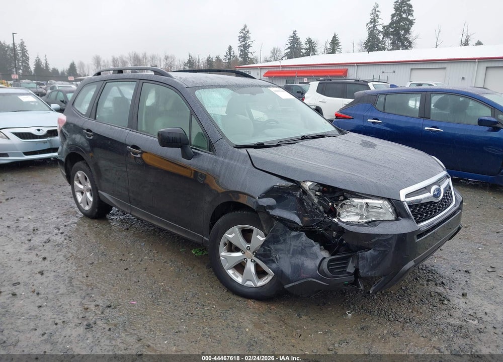2016 SUBARU FORESTER 2.5I VIN: JF2SJABC8GH413929