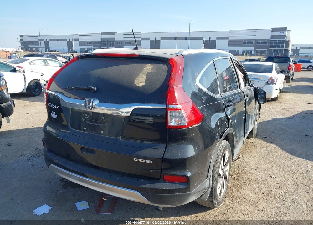 2015 HONDA CR-V TOURING VIN: 5J6RM3H92FL016492