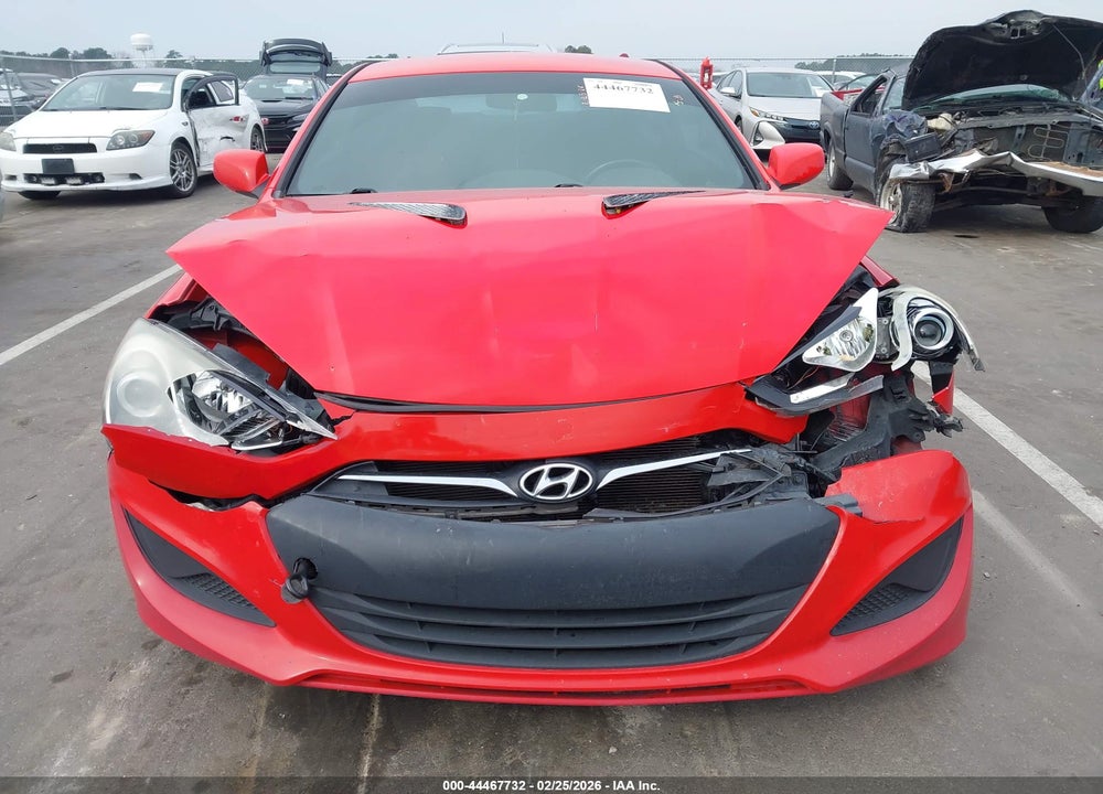 2013 HYUNDAI GENESIS 2.0T VIN: KMHHT6KD8DU089985