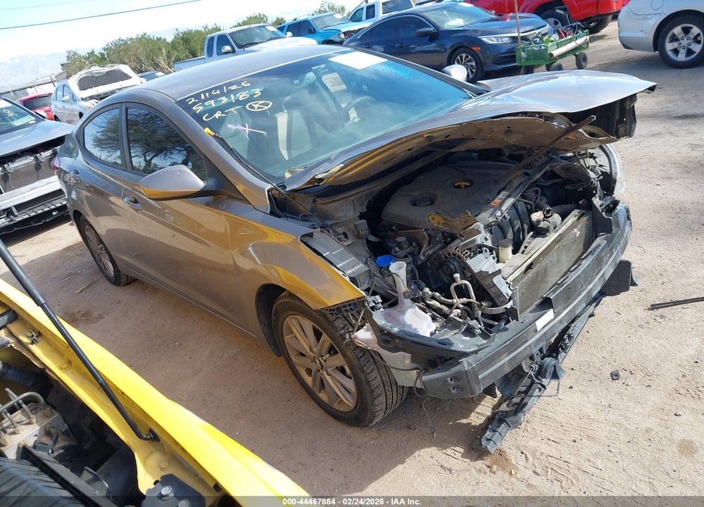 2014 HYUNDAI ELANTRA SE VIN: 5NPDH4AE7EH462366