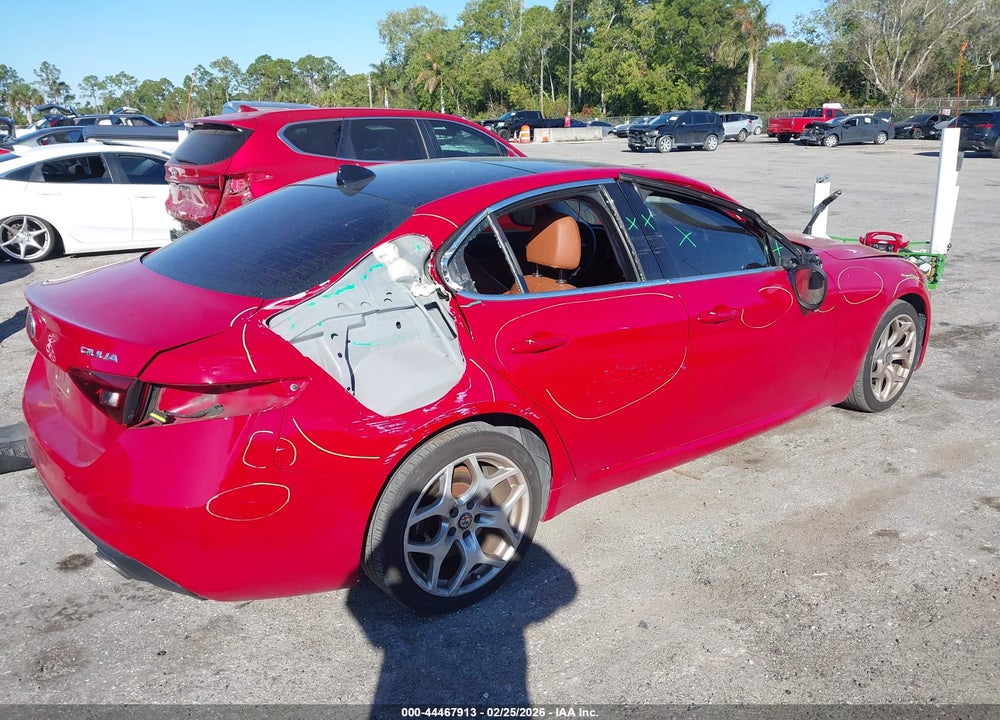 2020 ALFA ROMEO GIULIA TI AWD VIN: ZARFANBN8L7626149