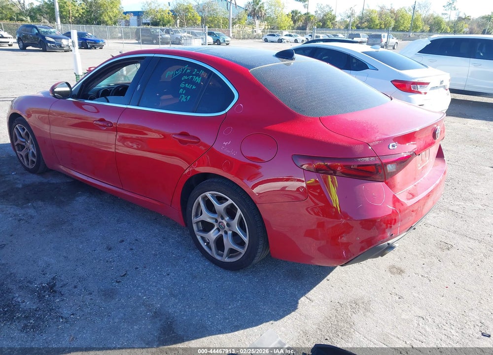 2020 ALFA ROMEO GIULIA TI AWD VIN: ZARFANBN8L7626149
