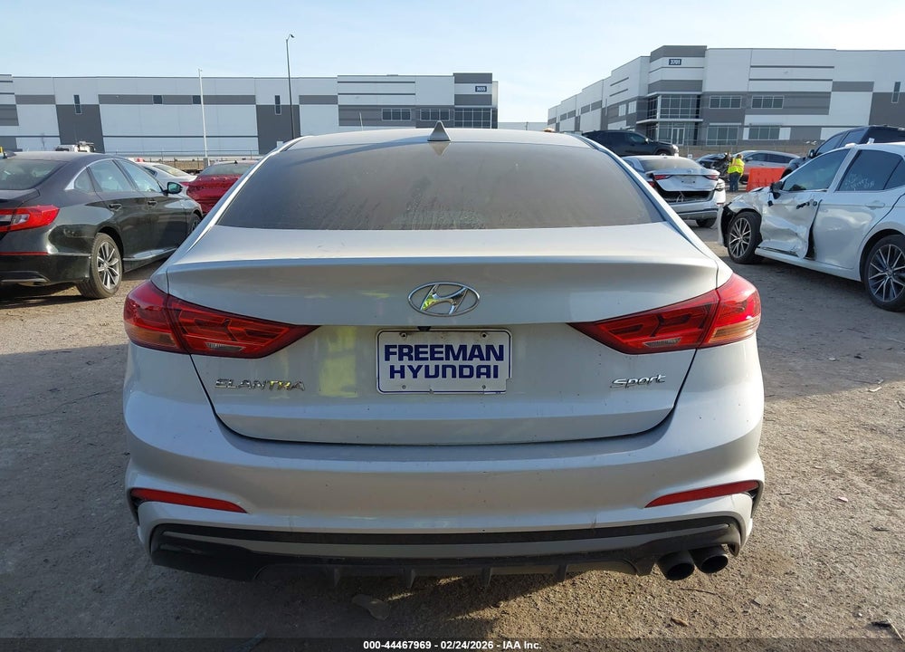 2018 HYUNDAI ELANTRA SPORT VIN: KMHD04LBXJU682154