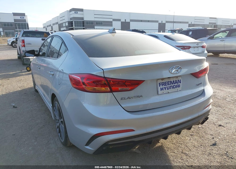2018 HYUNDAI ELANTRA SPORT VIN: KMHD04LBXJU682154