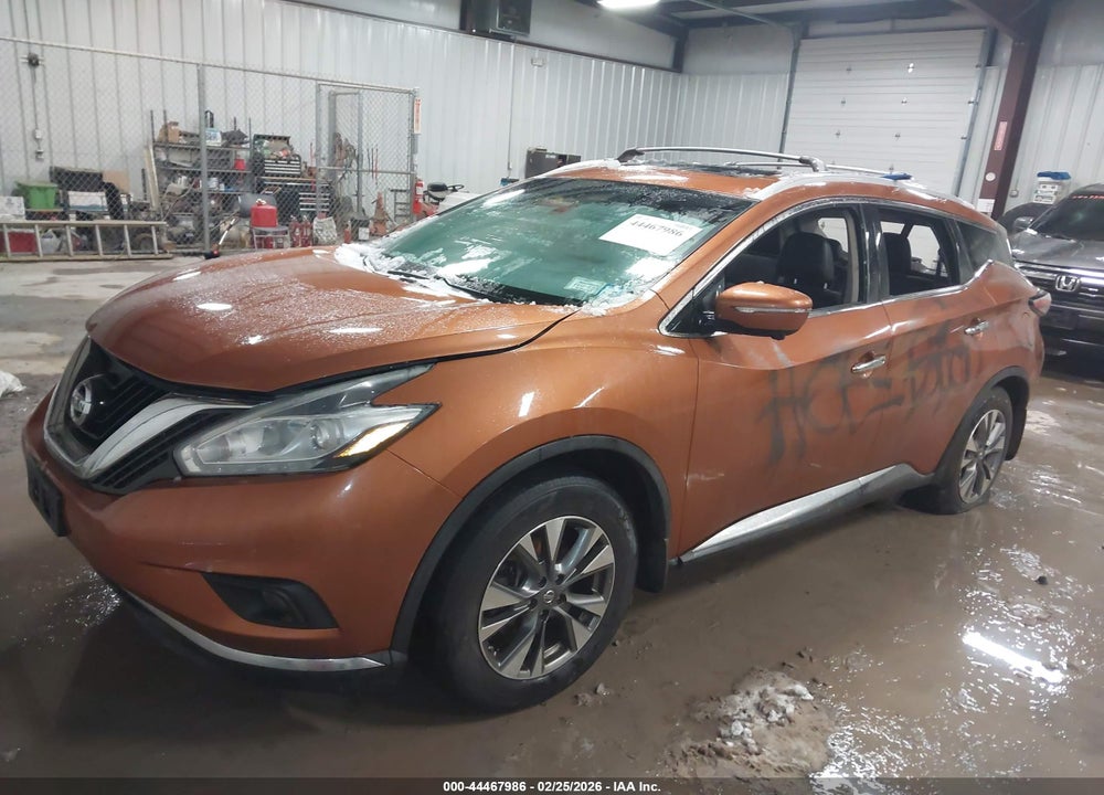 2015 NISSAN MURANO SL VIN: 5N1AZ2MH3FN225607