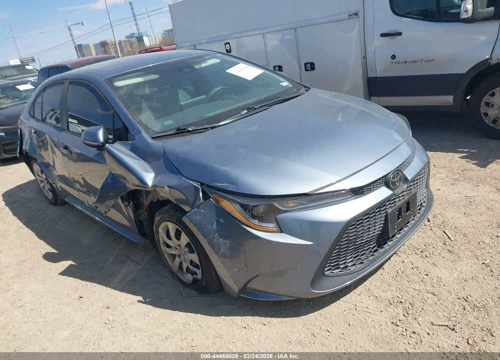 2021 TOYOTA COROLLA LE VIN: 5YFEPMAE2MP254596