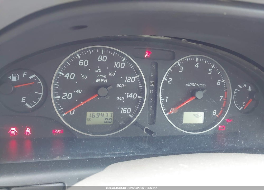 2002 NISSAN MAXIMA GLE VIN: JN1DA31D12T402986