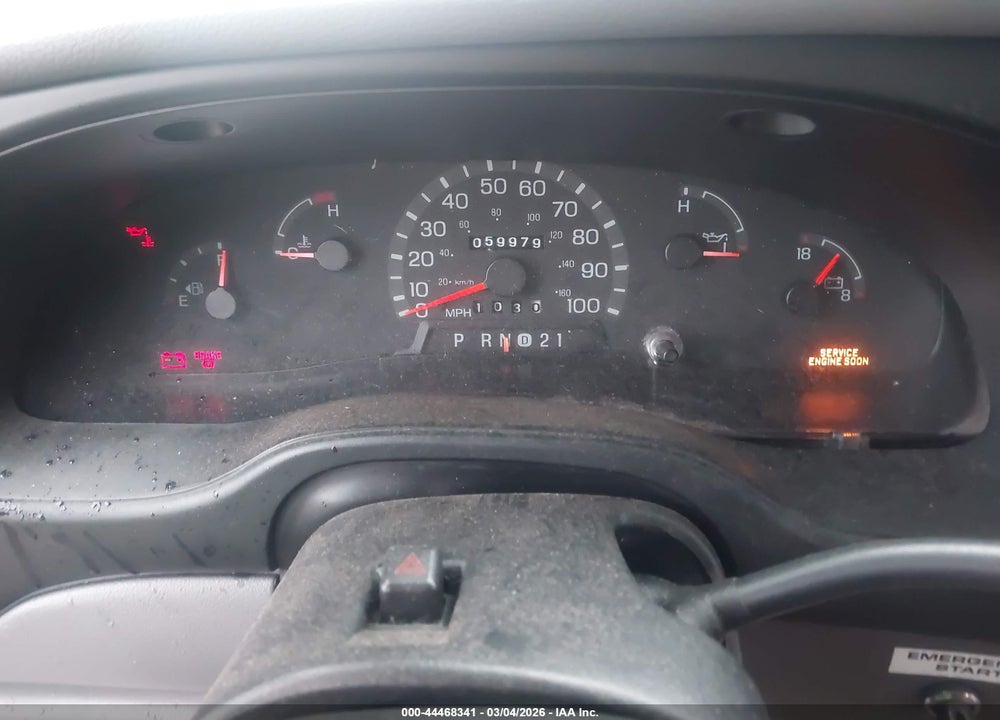 2001 FORD E-350 CUTAWAY STANDARD VIN: 1FDWE35S81HA42423