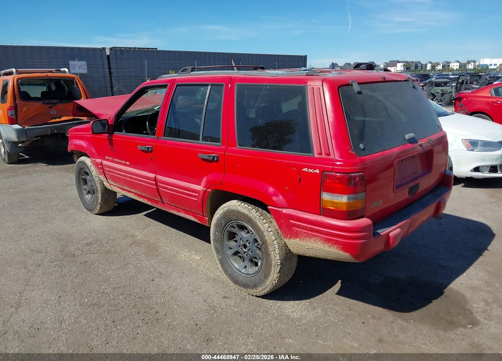 1996 JEEP GRAND CHEROKEE LIMITED VIN: 1J4GZ78S7TC166046