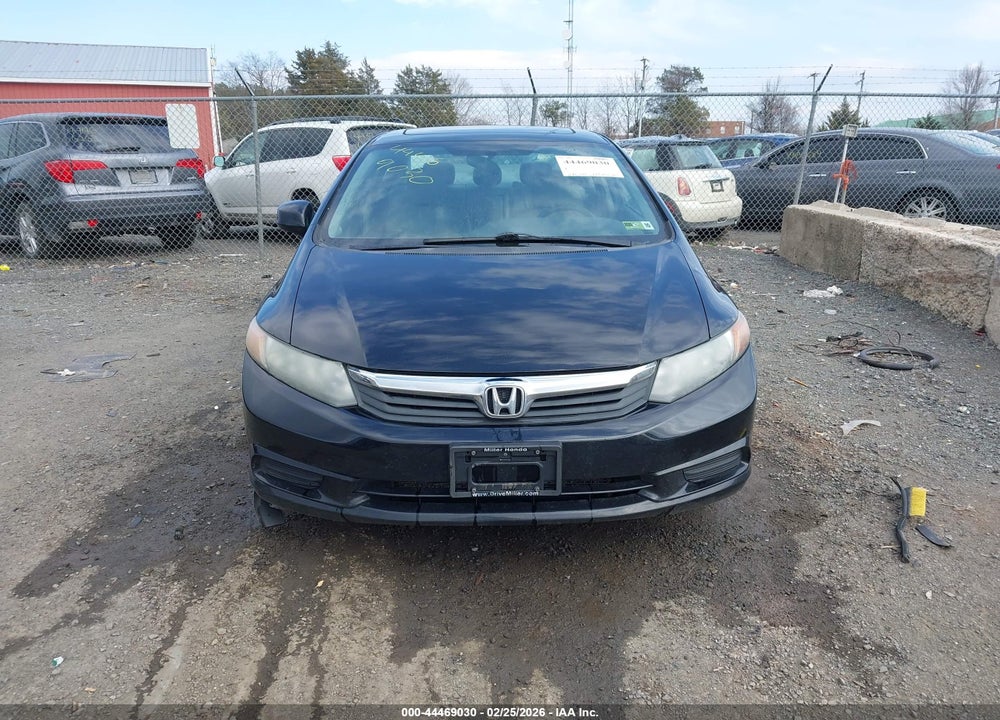 2012 HONDA CIVIC EX-L VIN: 19XFB2F90CE026292