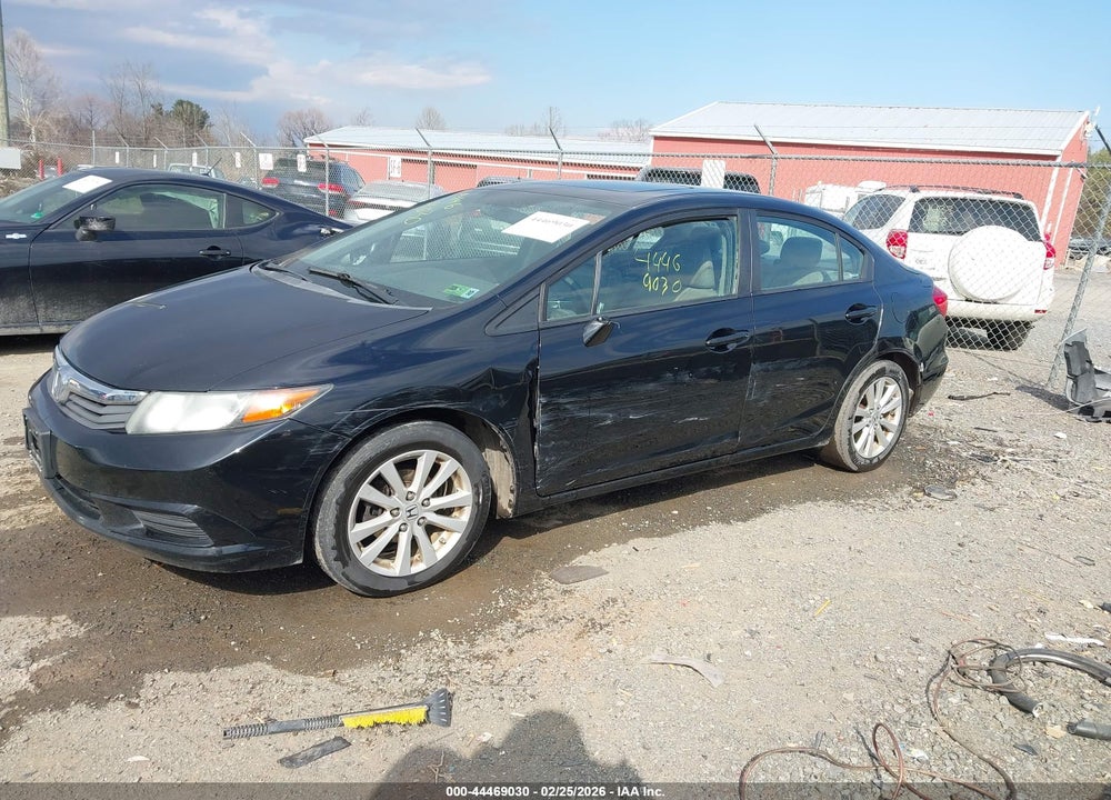 2012 HONDA CIVIC EX-L VIN: 19XFB2F90CE026292