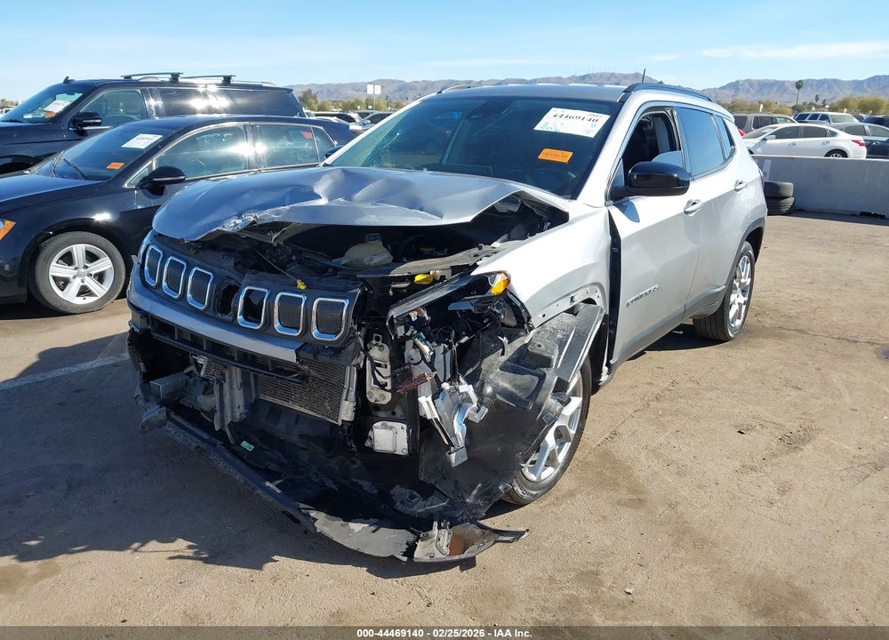 2022 JEEP COMPASS LATITUDE LUX 4X4 VIN: 3C4NJDFB8NT187064