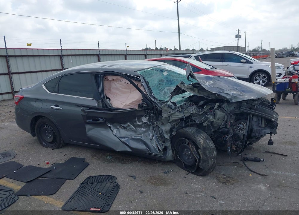 2019 NISSAN SENTRA S VIN: 3N1AB7AP0KY378561