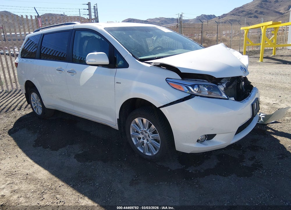 2017 TOYOTA SIENNA LIMITED PREMIUM 7 PASSENGER VIN: 5TDDZ3DC2HS177977