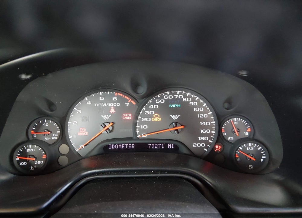 2001 CHEVROLET CORVETTE VIN: 1G1YY22G815121048