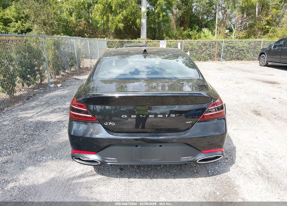 2023 GENESIS G70 3.3T RWD VIN: KMTG54TE0PU134381