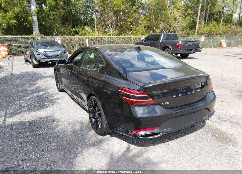 2023 GENESIS G70 3.3T RWD VIN: KMTG54TE0PU134381