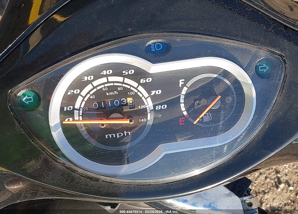 2013 SYM FIDDLE II 125 VIN: RFGBS1HE7DXAW1156