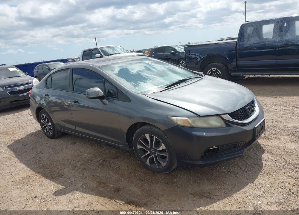 2013 HONDA CIVIC EX-L VIN: 19XFB2F98DE007412