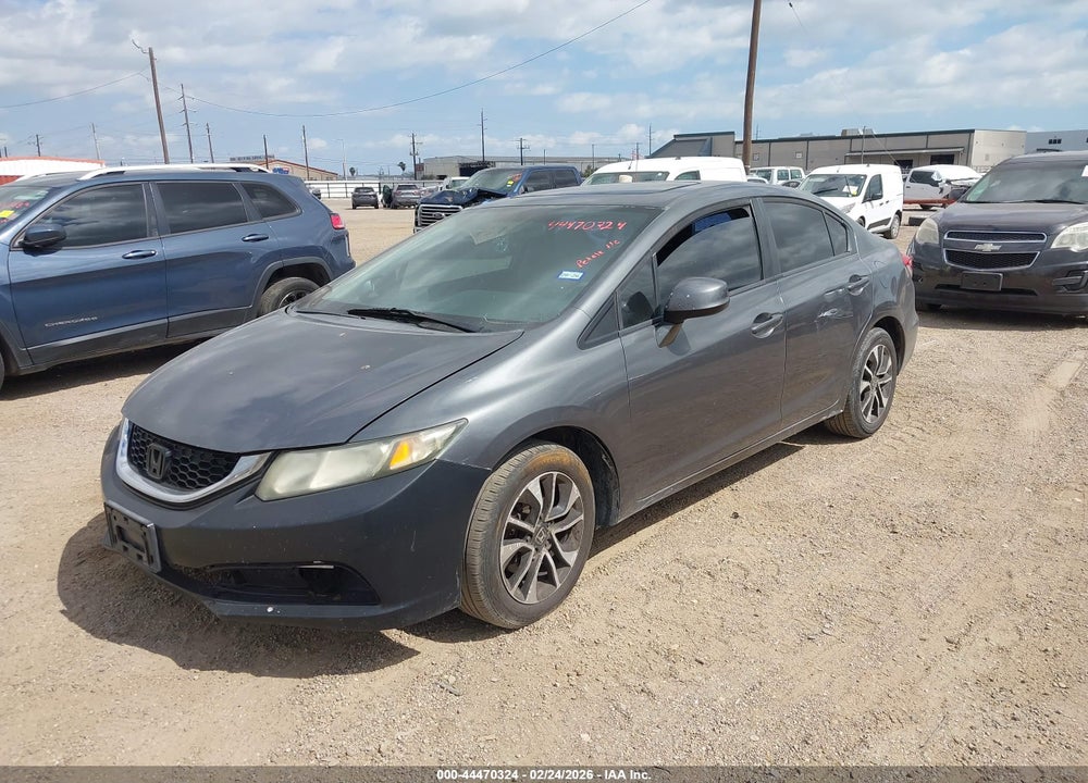 2013 HONDA CIVIC EX-L VIN: 19XFB2F98DE007412