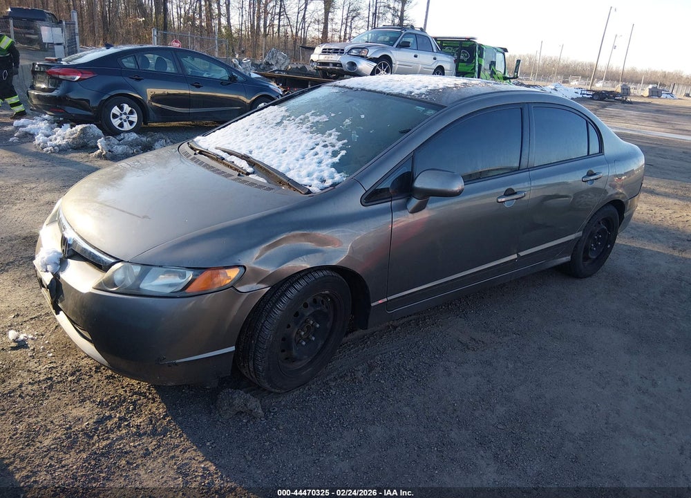 2008 HONDA CIVIC LX VIN: 2HGFA16598H327196