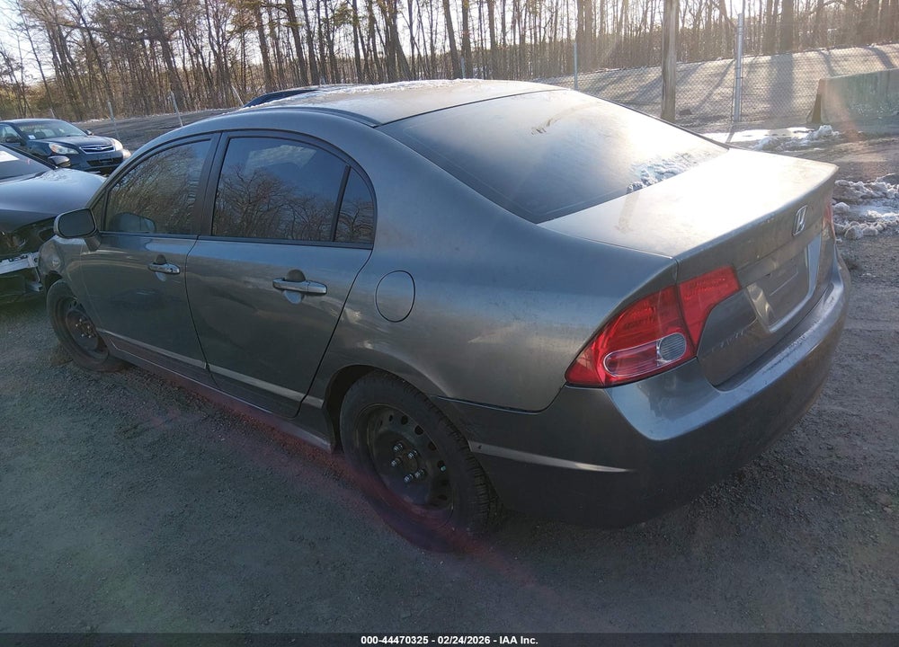 2008 HONDA CIVIC LX VIN: 2HGFA16598H327196