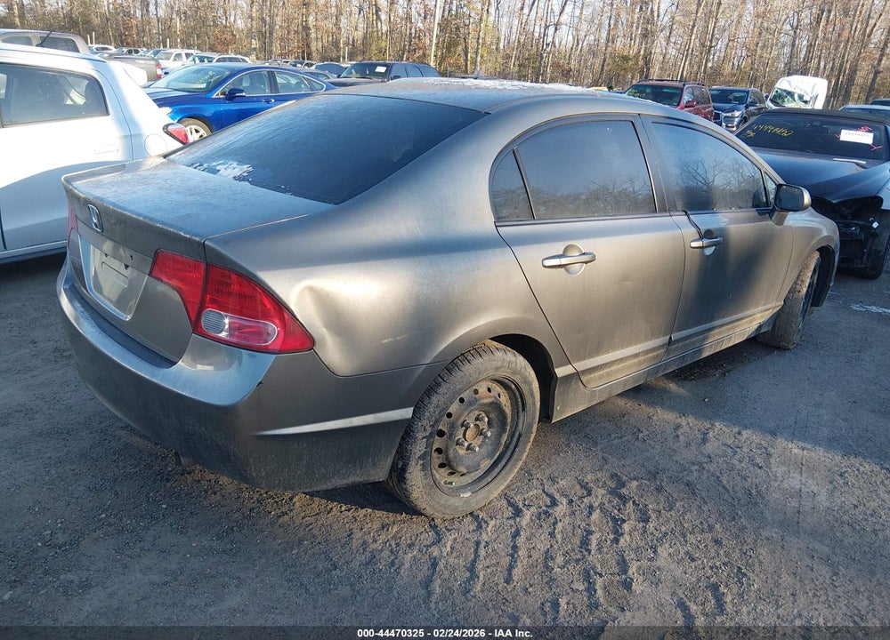 2008 HONDA CIVIC LX VIN: 2HGFA16598H327196