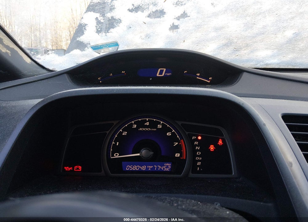 2008 HONDA CIVIC LX VIN: 2HGFA16598H327196