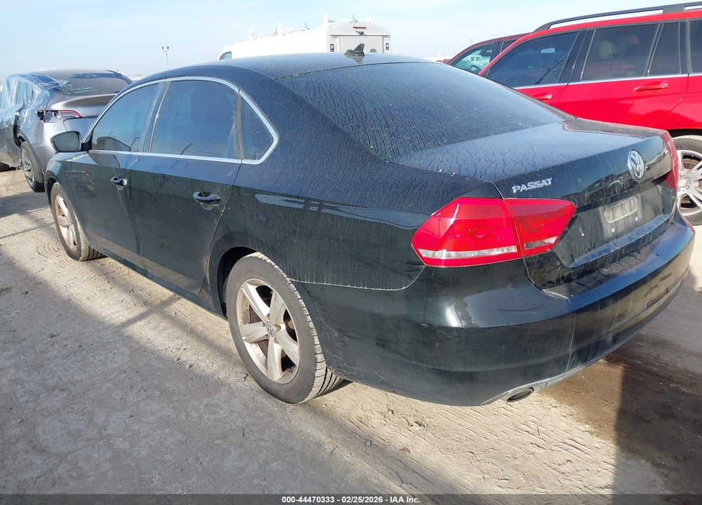 2013 VOLKSWAGEN PASSAT 2.5L SE VIN: 1VWBH7A39DC131934
