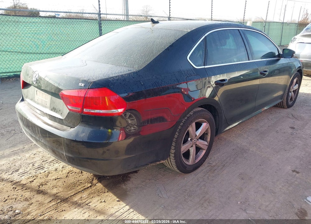 2013 VOLKSWAGEN PASSAT 2.5L SE VIN: 1VWBH7A39DC131934