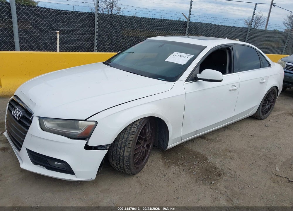 2013 AUDI A4 2.0T PREMIUM VIN: WAUEFAFL3DN009826