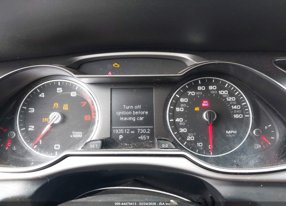 2013 AUDI A4 2.0T PREMIUM VIN: WAUEFAFL3DN009826