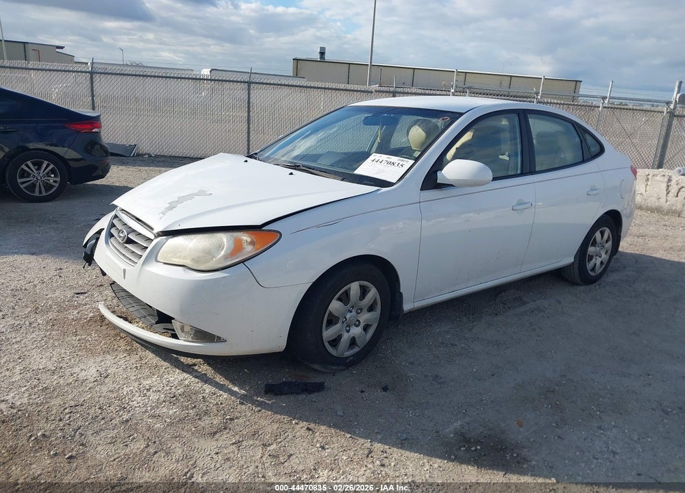 2009 HYUNDAI ELANTRA GLS VIN: KMHDU46D89U588674