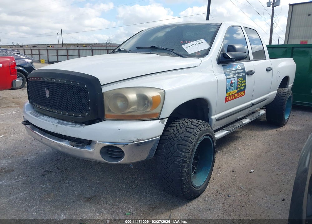 2006 DODGE RAM 2500 SLT/TRX4 OFF ROAD/SPORT/POWER WAGON VIN: 1D7KS28C36J234073