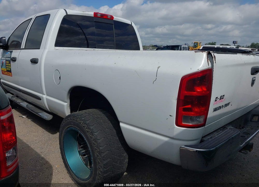 2006 DODGE RAM 2500 SLT/TRX4 OFF ROAD/SPORT/POWER WAGON VIN: 1D7KS28C36J234073