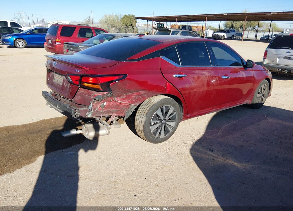 2020 NISSAN ALTIMA SV FWD VIN: 1N4BL4DV6LC278438