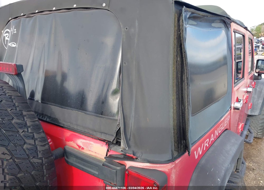 2007 JEEP WRANGLER UNLIMITED RUBICON VIN: 1J4GA69187L101879