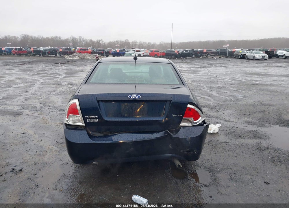 2009 FORD FUSION SE VIN: 3FAHP07109R134944
