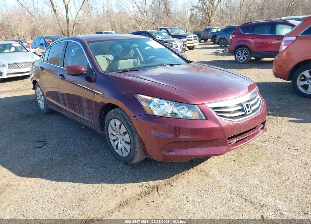 2012 HONDA ACCORD 2.4 LX VIN: 1HGCP2F38CA046620