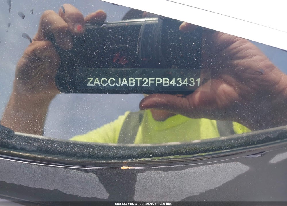 2015 JEEP RENEGADE VIN: ZACCJABT2FPB43431