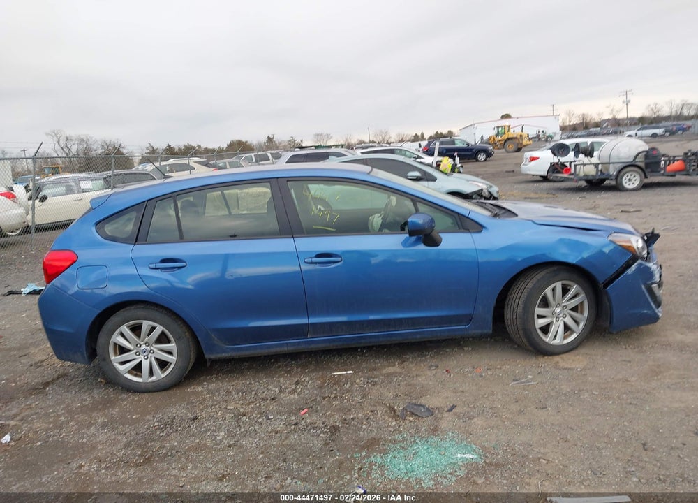2016 SUBARU IMPREZA 2.0I PREMIUM VIN: JF1GPAB68G8256793