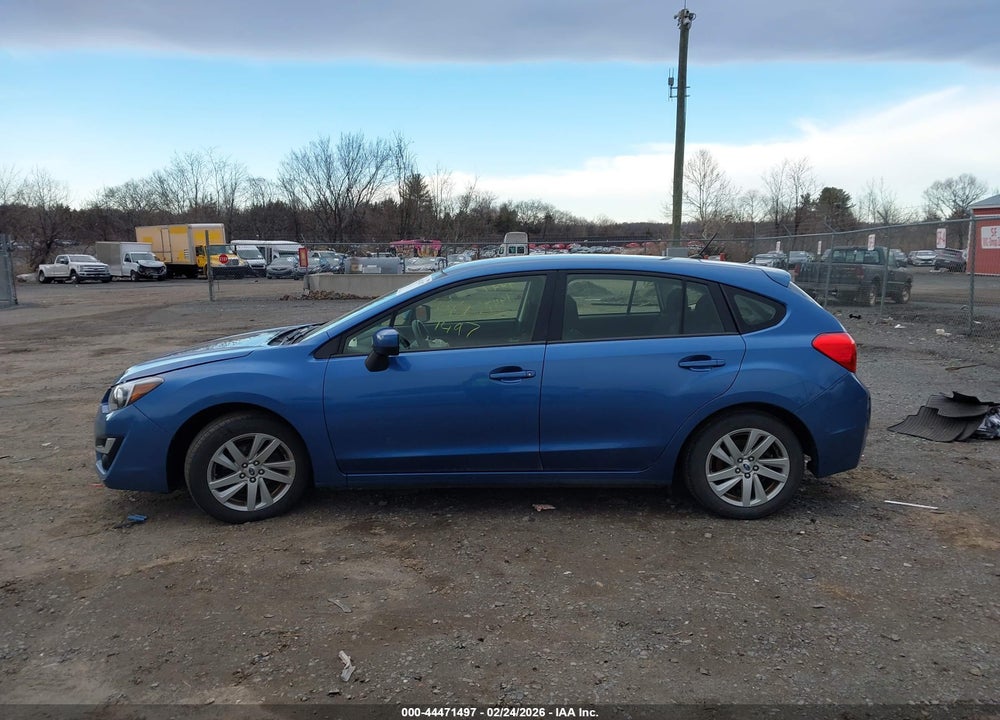 2016 SUBARU IMPREZA 2.0I PREMIUM VIN: JF1GPAB68G8256793