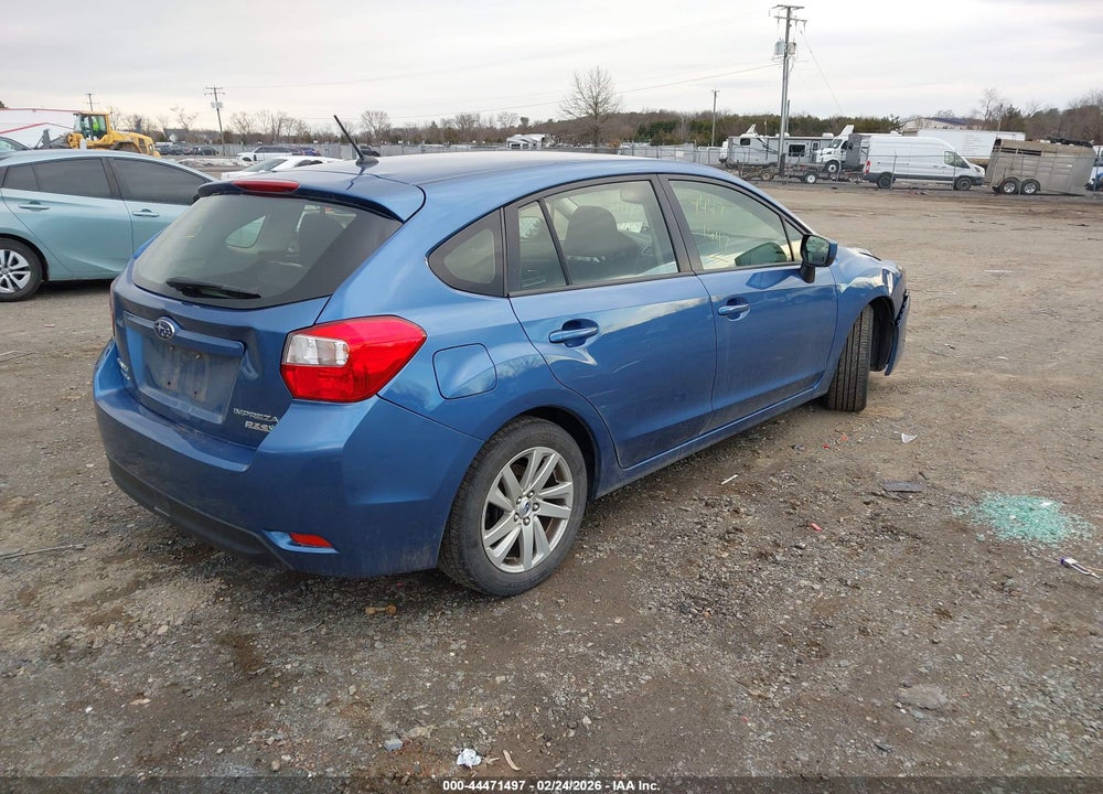 2016 SUBARU IMPREZA 2.0I PREMIUM VIN: JF1GPAB68G8256793