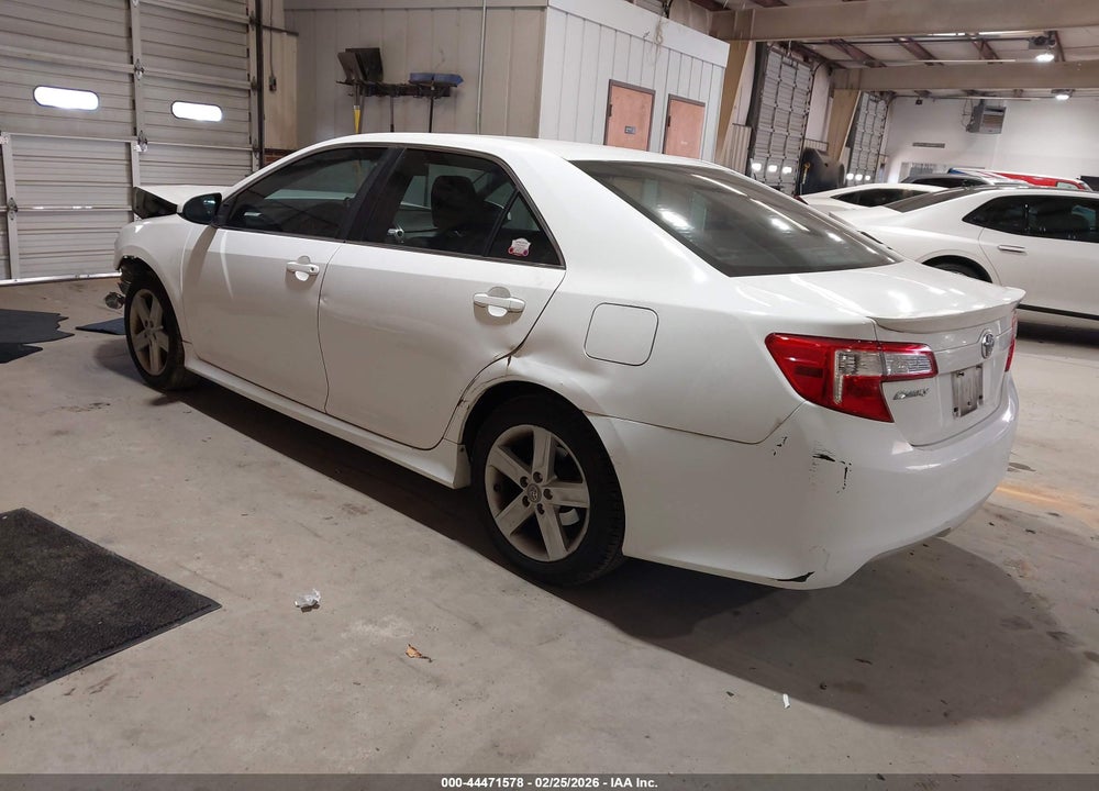 2012 TOYOTA CAMRY SE VIN: 4T1BF1FK1CU104642