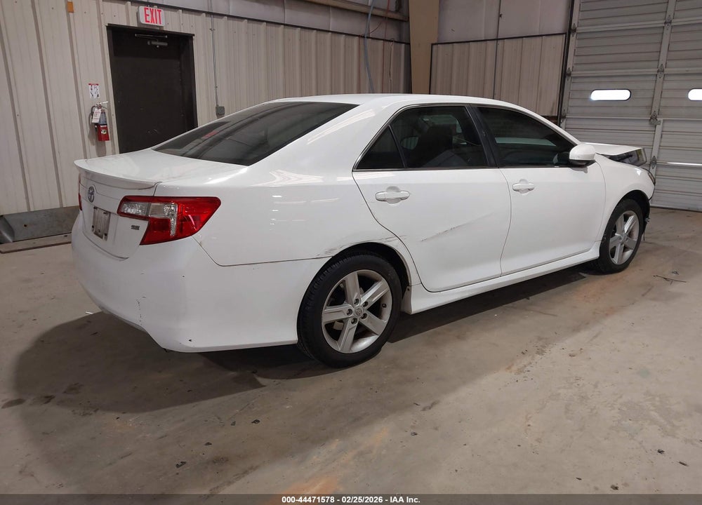 2012 TOYOTA CAMRY SE VIN: 4T1BF1FK1CU104642