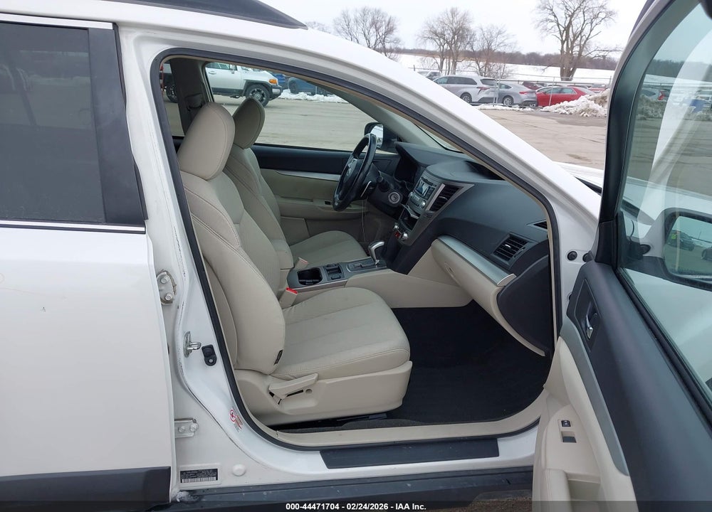2012 SUBARU OUTBACK 2.5I PREMIUM VIN: 4S4BRCCCXC3204390