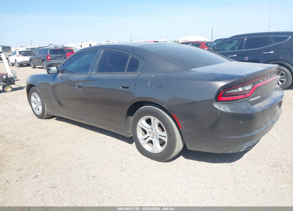 2015 DODGE CHARGER SE VIN: 2C3CDXBG6FH784505