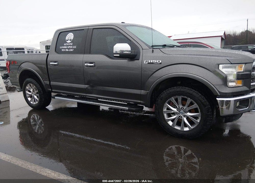 2016 FORD F-150 LARIAT VIN: 1FTEW1EF3GKF95495